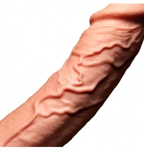 JEUSN - Heating Thrusting Realistic Dildos Vibrator Rechargeable Model (L:18.5cm - D:3.5cm)